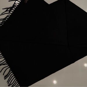 Loro Piana Black Cashmere Scarf